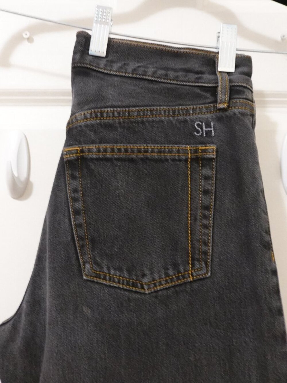 Still Here Everyday Jean in Washed Black (Size 25, Altered 30inch Inseam)
